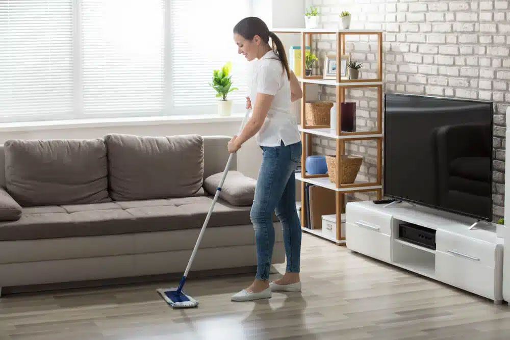 Clean hardwood floors